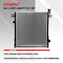 Replacement for 08-13 Jeep Liberty AT/MT Lightweight OE Style Full Aluminum Core Radiator DPI 13071