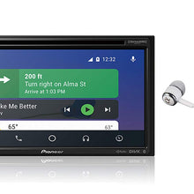 Pioneer AVH-2500NEX Built-in Android Auto and Apple CarPlay Double DIN 6.8" Touchscreen In-Dash DVD/CD Car Stereo Receiver with Built-in HD Radio, WebLink, Pandora, Spotify / Free Alphasonik Earbuds