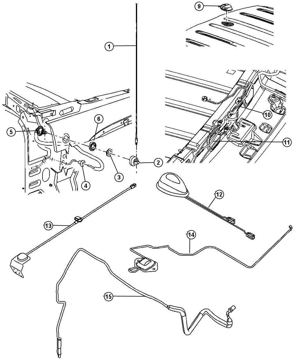 Mopar Performance 56038559AH MOPAR Cable