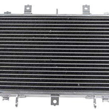 OzCoolingParts OEM Replacement Racing All Aluminum Motorcycle Radiator for 2003-2006 04 05 Kawasaki Z1000 ZR1000A