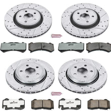 Power Stop K5958-26 Front & Rear Z26 Street Warrior Brake Kit Dodge Jeep