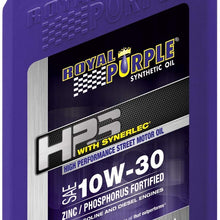 Royal Purple 31130 HPS Street Synthetic Motor Oil 10W30 Pack of 6 Quarts