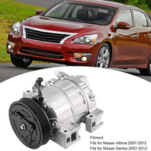 AYNEFY Air Conditioning Compressor, 10360541 1010886 Fits for Nissan Altima/Sentra 2007-2012