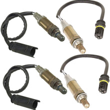 4Pcs Oxygen Sensor Upstream + Downstream O2 Sensor Premium 234-4672,234-4681 for BMW 750IL 540I M5 740Il 4.4L 5.4L 5.0L