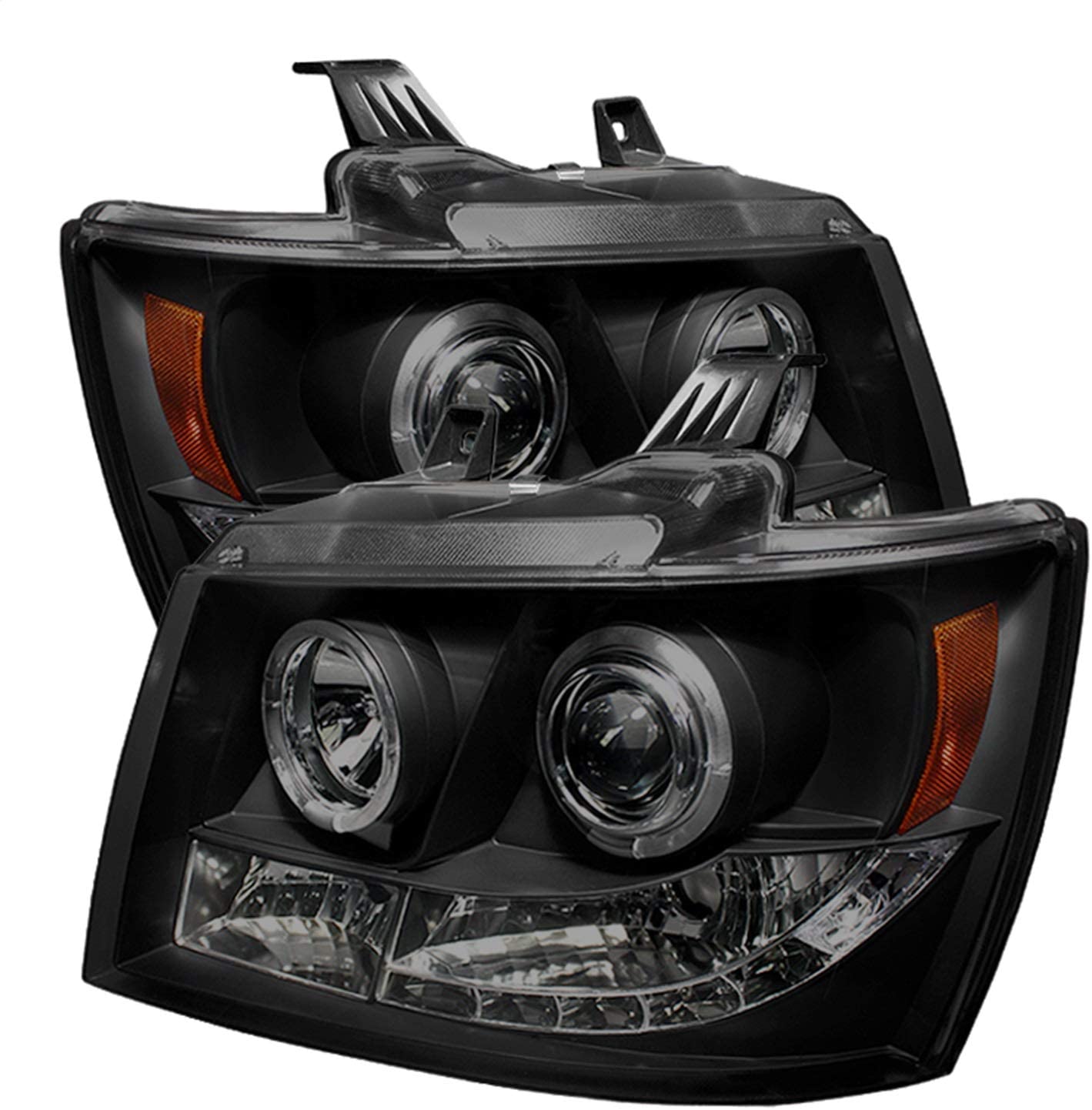 Spyder Auto 5078346 LED Halo Projector Headlights Black/Smoked