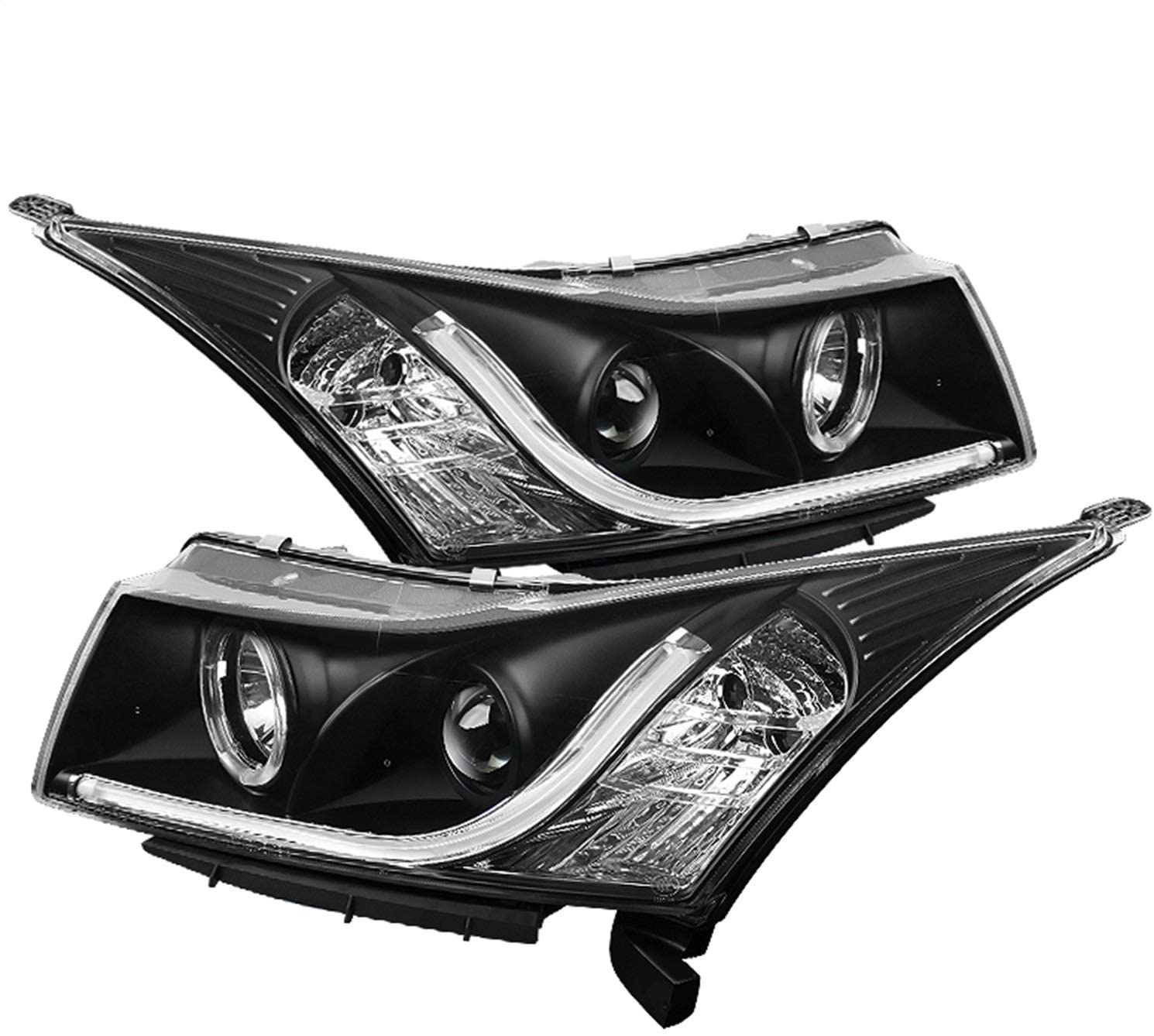 Spyder Auto 5074164 Projector Style Headlights Black/Clear
