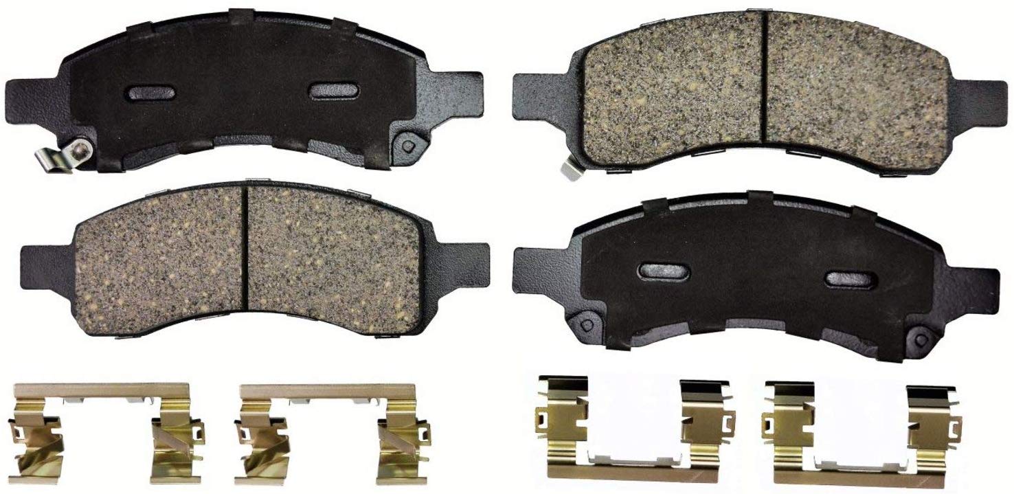 PT Auto Warehouse PT1169 - Ceramic Disc Brake Pad Set - Front