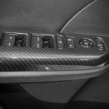 4Pcs Carbon Fiber Style Door Handle Armrest Trim Window Lift Panel Cover Trim For Honda 10th Gen Civic 2016 2017 2018 2019 2020