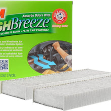 Fram Fresh Breeze - Filtro de aire para cabina Arm & Hammer Baking Soda, CF10374 para vehículos Dodge/Toyota