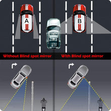 Aumo-mate 1 Pair New Driver Side Wide Angle 3-inch Round Convex Car Vehicle Blind Spot Mirror Rear-View Under Mirror for All Cars, SUV, Trucks, and Motorcycle