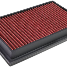 Replacement for Scion Infiniti Nissan SUV Sedan Coupe Reusable & Washable Replacement High Flow Drop-in Air Filter (Red)