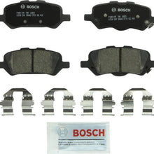 Bosch BC1402 QuietCast Premium Ceramic Disc Brake Pad Set For 2009-2016 Toyota Venza; Rear