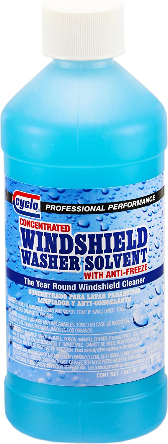 Niteo Cyclo Concentrated Windshield Washer Solvent with Antifreeze, 16 fl oz