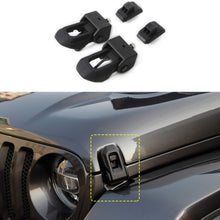 2018 for Jeep Wrangler JL Original Black Stainless Steel Latch Locking Hood Catch Kit for Jeep Wrangler 2007-2018 JK JL