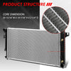 1555 Factory Style Aluminum Radiator Replacement for 94-02 Dodge Ram Truck 2500/3500 8.0L AT