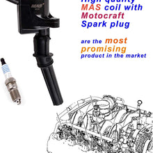 MAS Ignition Coils DG508 and OEM Spark Plugs SP413 For Ford F-150 Mustang V8 4.6L pack of 8