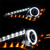 Spyder Auto 5075444 CCFL Halo Projector Headlights Black/Clear