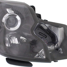 Headlight Assembly Compatible with 2003-2007 Cadillac CTS HID with HID Kit Passenger and Driver Side