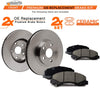 Max Brakes Front Premium Brake Kit [ OE Series Rotors + Ceramic Pads ] KT005541 | Fits: 2003 03 2004 04 2005 05 2006 06 Toyota Matrix