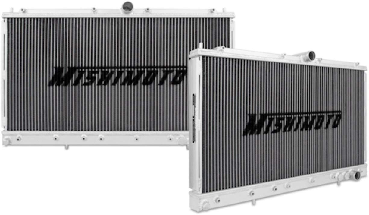 Mishimoto MMRAD-3KGT-91 Mitsubishi 3000GT Performance Aluminum Radiator, 1991-1999 Manual, Silver