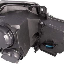 HEADLIGHTSDEPOT Compatible with Cadillac CTS HID-Type Headlights Set Left Right Headlamp Pair Assembly