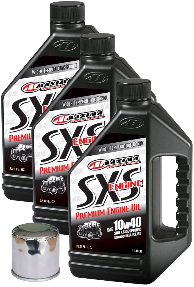 MaximaHiflofiltro SXSPEOCK006 SXS Premium Side x Side Engine Oil Change Kit for Yamaha Rhino 700, 3 L