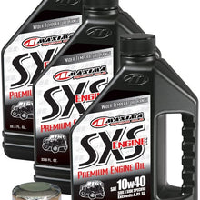 MaximaHiflofiltro SXSPEOCK006 SXS Premium Side x Side Engine Oil Change Kit for Yamaha Rhino 700, 3 L