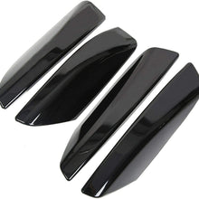 sportuli Black Exterior Roof Rails Rack End Cover Protection Shell Cap Replacement for 2003-2009 T-oyota 4Runner 4WD N210