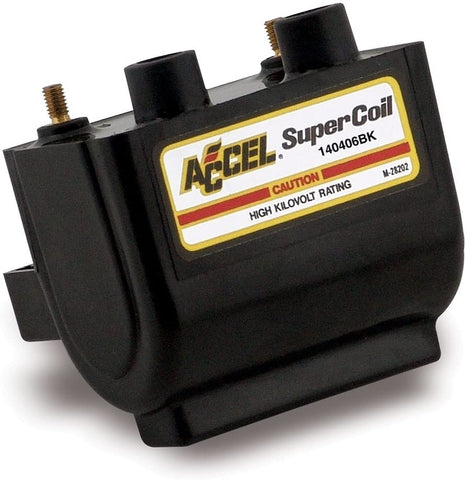 ACCEL 140406BK Dual Fire Black Super Coil
