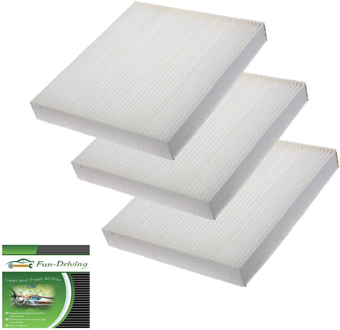 Cabin Air Filter for Toyota/Lexus/Subaru/Land Rover/Pontiac,Replacement for CF10285,CP285 (Standard White,3 Pack)