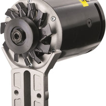 Powermaster 82011-2 Black Alternator (PowerGEN Flat Head Front Mating '39-'48 90A 12V with Lamp Term)