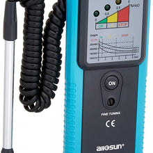 Allsun Automotive Brake Fluid Tester Brake Fluid Detector LED Indicator 180°Pucker with Buzzer Diagnostic Tool EM283A