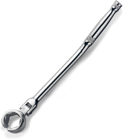 Neiko 03048A O2 Oxygen Sensor Wrench with Contour Handle and Flexible Head, Chrome-Vanadium Steel | 7/8