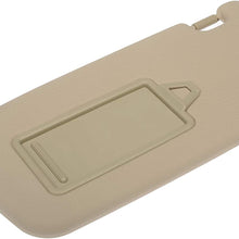 Dorman 74208 Drivers Side Sun Visor Assembly for Select Hyundai Models, Beige