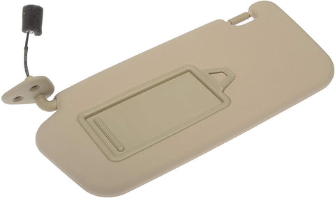 Dorman 74208 Drivers Side Sun Visor Assembly for Select Hyundai Models, Beige