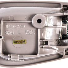 Replacement Front Left Driver Side Gray Door Handle for 1998-2002 Toyota Corolla TO1352165 (1998, 2000, 2001, 2002)