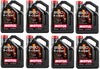 Motul 102051 Set of 8 8100 X-Clean 5W-40 Motor Oil 5-Liter Bottles