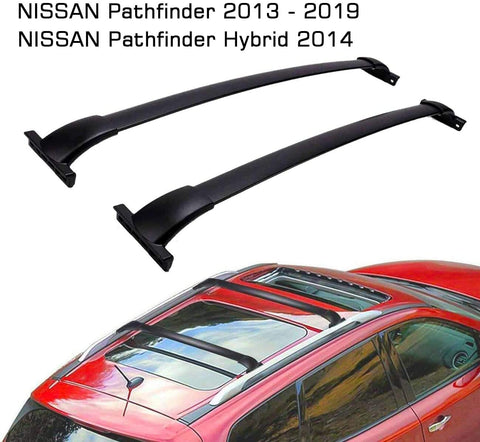 ALAVENTE Roof Rack Cross Bars Compatible with Nissan Pathfinder 2013-2019 w/Top Side Rail, Top Luggage Carrier Rails Compatible with Nissan Pathfinder Hybrid 2014