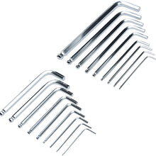 Allen Wrench Set (36 Wrench Set in SAE and Metric) Long and Short Arm Ball End Hex Keys