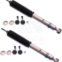 Bilstein B8 5100 Series 2 Front Shocks Kit for 83-'87 Ford Ranger 6 inch lift Ride Monotube replacement Gas Charged Shock absorbers part number 24-185684