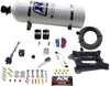 Nitrous Express 50045-15 4150 100-500 HP 4-BBL Alcohol Conventional Pro Power Plate System with 15 lbs. Bottle