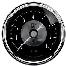 Auto Meter 2096 Prestige Black 3-3/8" 0-8000 RPM Tachometer Gauge