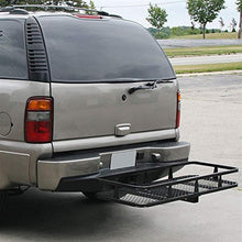 TRIL GEAR 60" Folding Cargo Carrier Hauler Hitch Mounted Receiver Luggage Basket 500 lbs