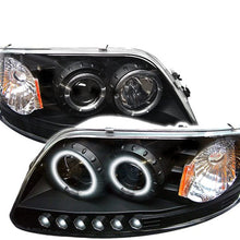 Spyder Auto 5010292 CCFL Halo Projector Headlights Black/Clear