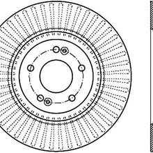 Centric 120.50028 Disc Brake Rotor