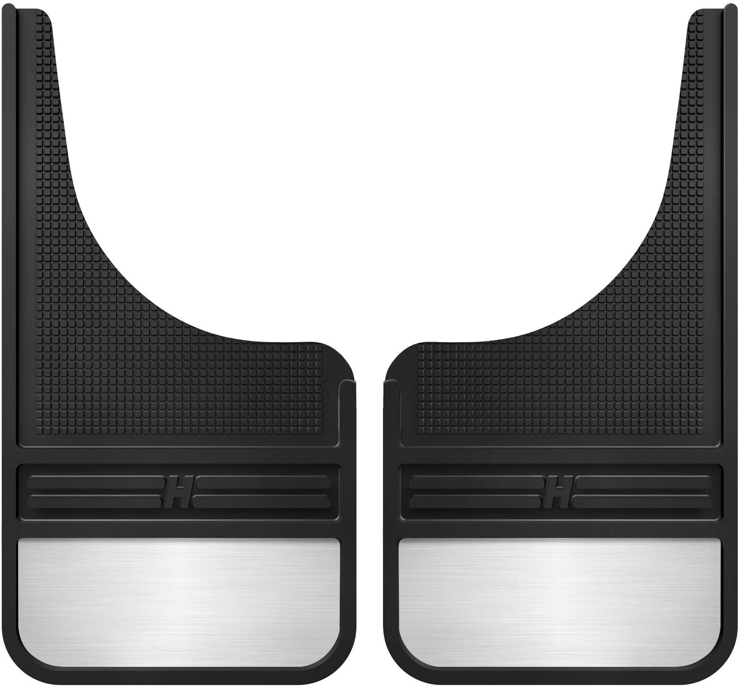 Husky Liners Rubber Front Mud Flaps - 12IN w/ Weight