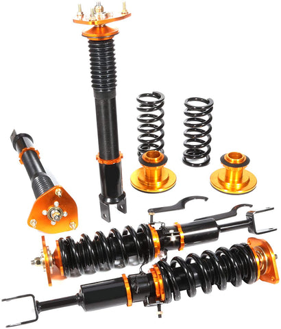 Scitoo Coilover Suspensions Shock Struts Kits Assembly Full Set Shocks Struts Kits fit 2003-2008 I-nfiniti G35(Only Coupe Model)/2003-2009 N-issan 350Z