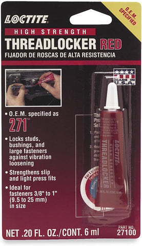 LOCTITE-HI STRNGTH RD 6ML/TUBE