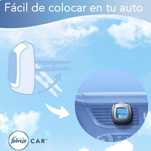 Febreze 13 Car Air Freshener, Set of 5 Clips, Linen & Sky-up to 150 Days