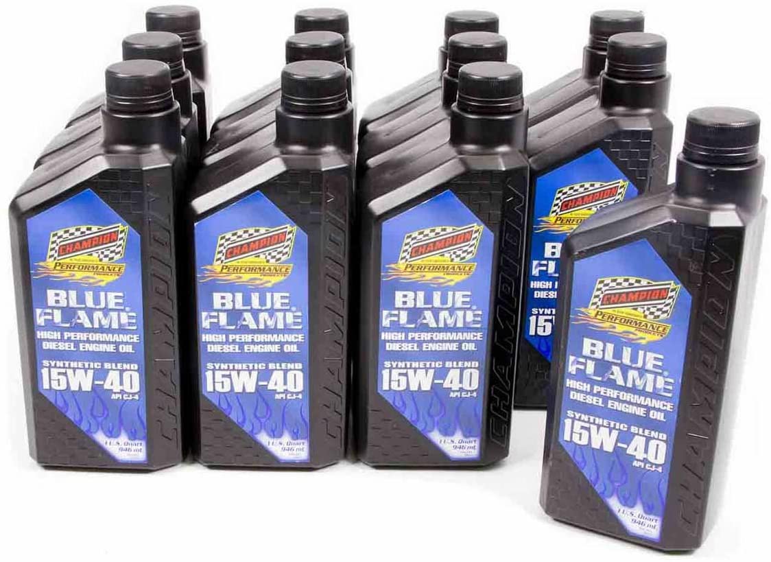 Champion Brands 4358H 15w40 Syn-Blend Diesel Oil (12x1Qt), 384. Fluid_Ounces